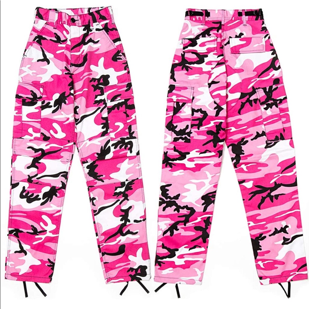 NWOT Dolls Kill Pink Camo Pants